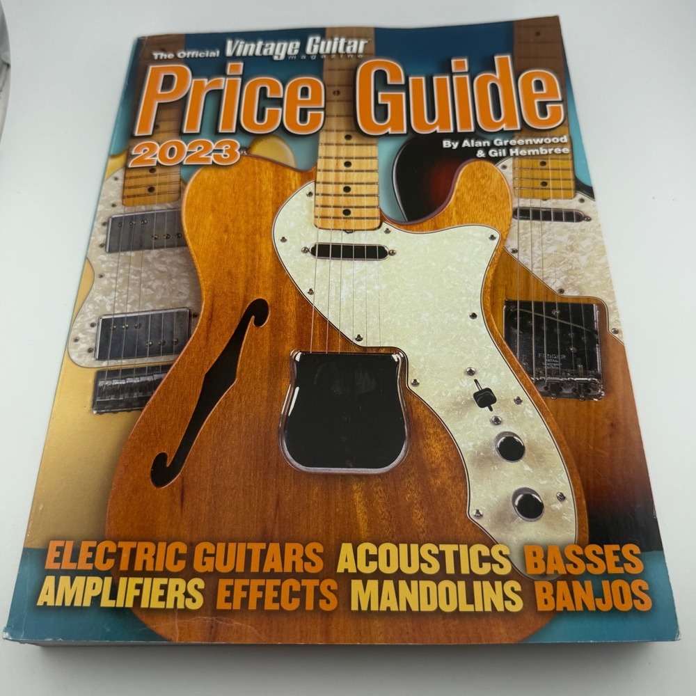 Vintage Guitar‎ Magazine Price Guide 2023 Multicolor Music Reference Book